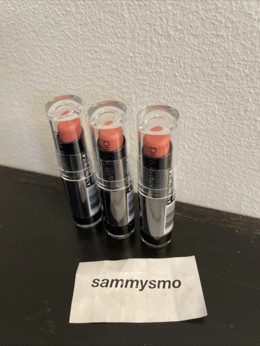 WET N WILD Mega Last Lip Color 903C JUST PEACHY Sealed, x3 DISCONTINUED